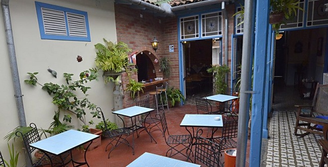 'Patio interior' Casas particulares are an alternative to hotels in Cuba.